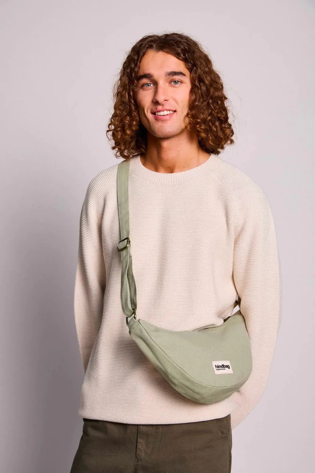 Hindbag - ANDREA Bauchtasche • Lehmgrün - ROSA ECK