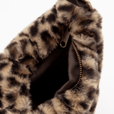 Hindbag - ANDREA Bauchtasche | Leopard Kunstpelz - ROSA ECK - , ,