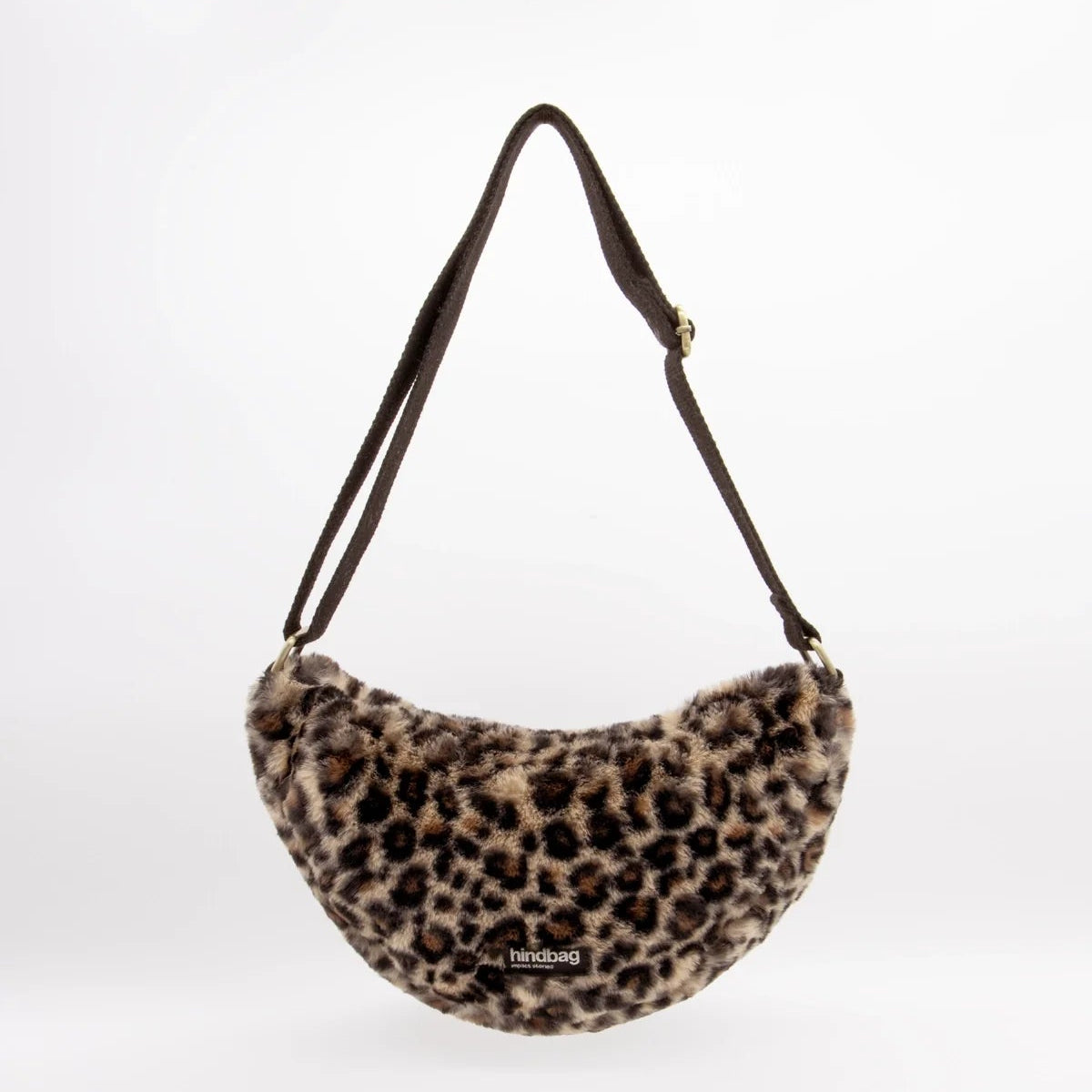 Hindbag - ANDREA Bauchtasche | Leopard Kunstpelz - ROSA ECK - , ,