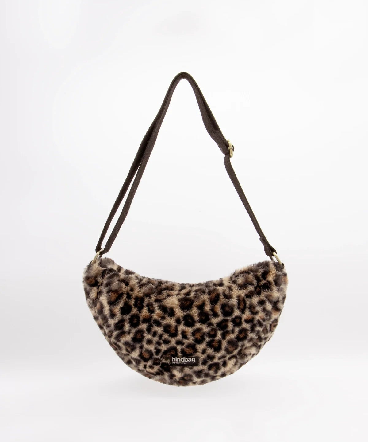 Hindbag - ANDREA Bauchtasche | Leopard Kunstpelz - ROSA ECK - , ,