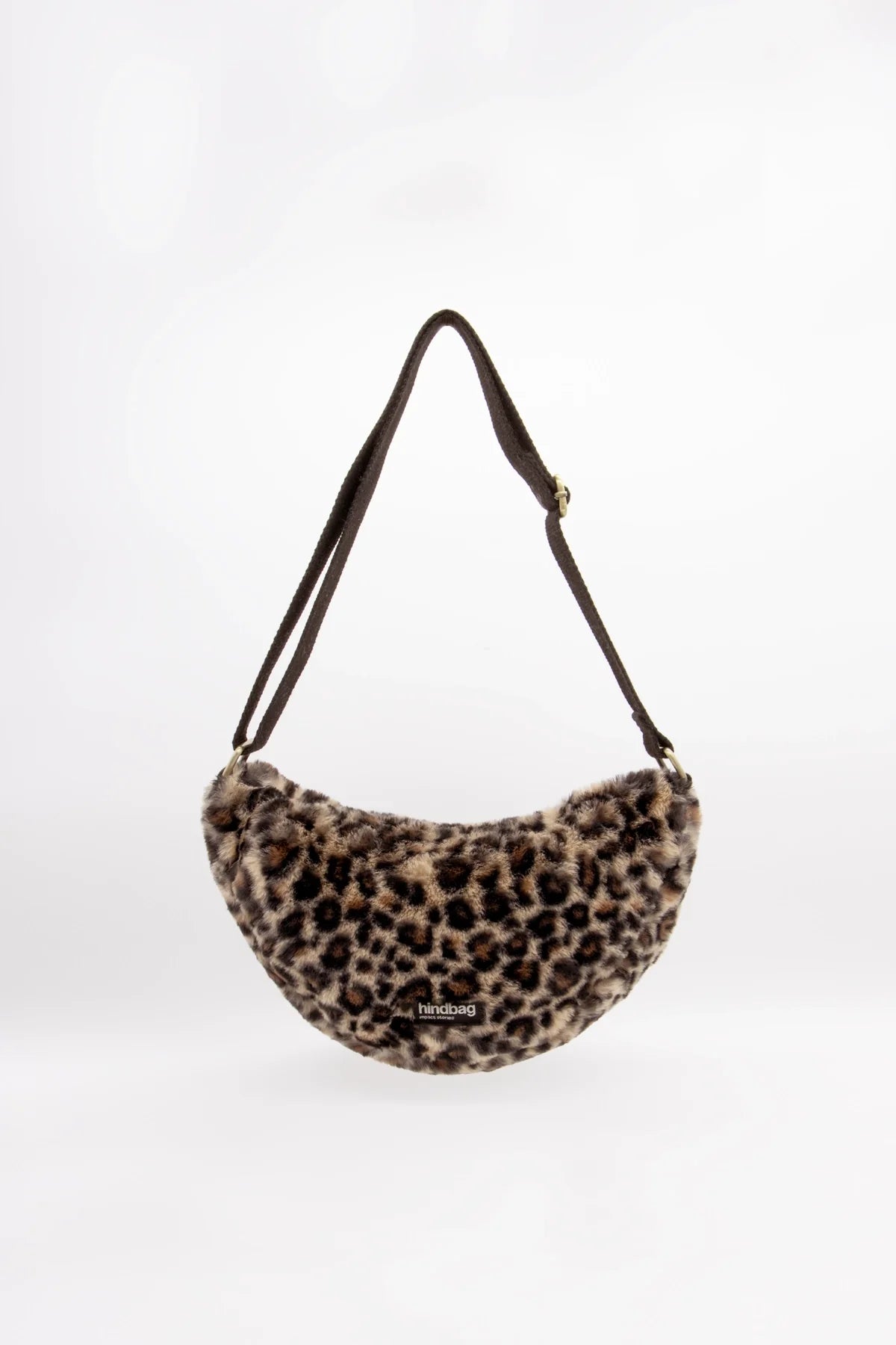 Hindbag - ANDREA Bauchtasche | Leopard Kunstpelz - ROSA ECK - , ,