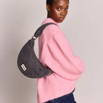 Hindbag - ANDREA Umhängetasche • Denim Dunkelgrau - ROSA ECK