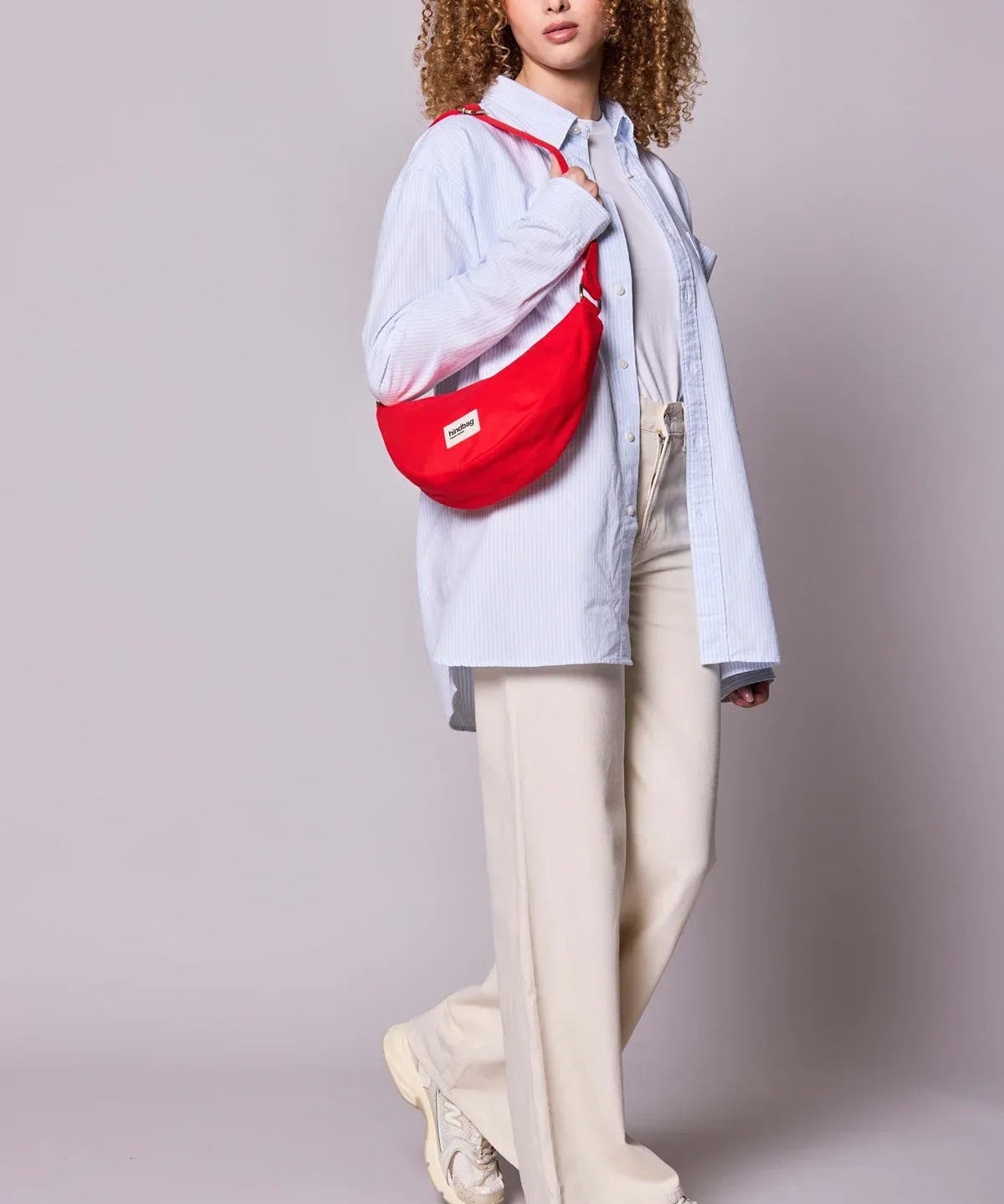 Hindbag - ANDREA Umhängetasche • Herz Karmin - ROSA ECK