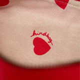 Hindbag - ANDREA Umhängetasche • Herz Karmin - ROSA ECK