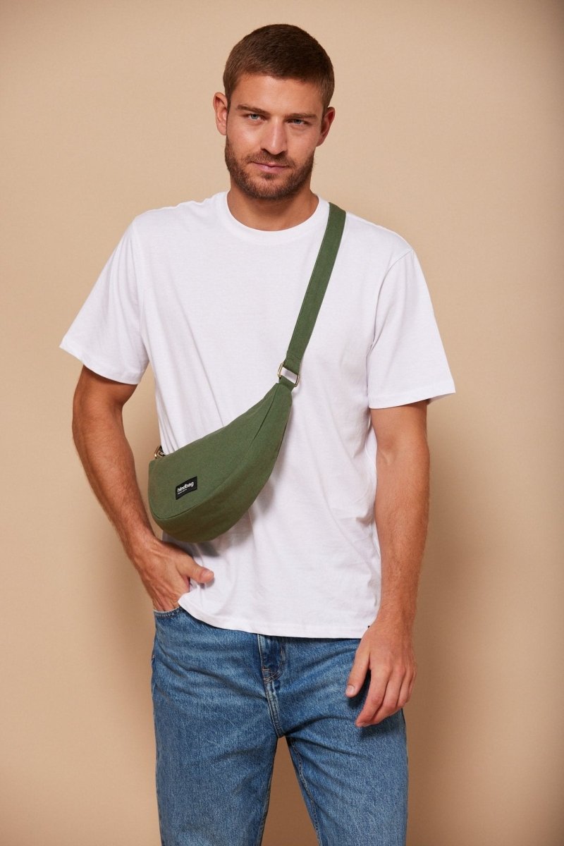 Hindbag - ANDREA Bananabag Olivgrün - ROSA ECK - Olive, ,