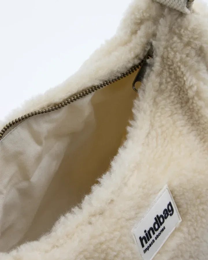 Hindbag - ANDREA Umhängetasche • Teddy Beige - Umhängetasche - ROSA ECK