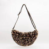 Hindbag - ANDREA Umhängetasche • Teddy Leopard - Umhängetasche - ROSA ECK