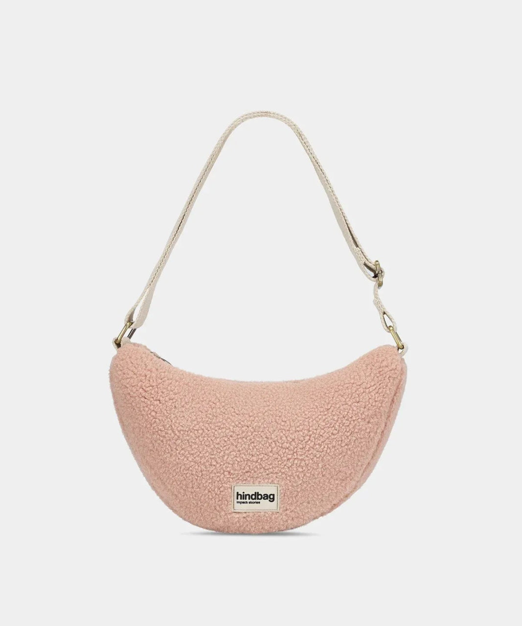 Hindbag - ANDREA Umhängetasche • Teddy Rosa - Umhängetasche - ROSA ECK