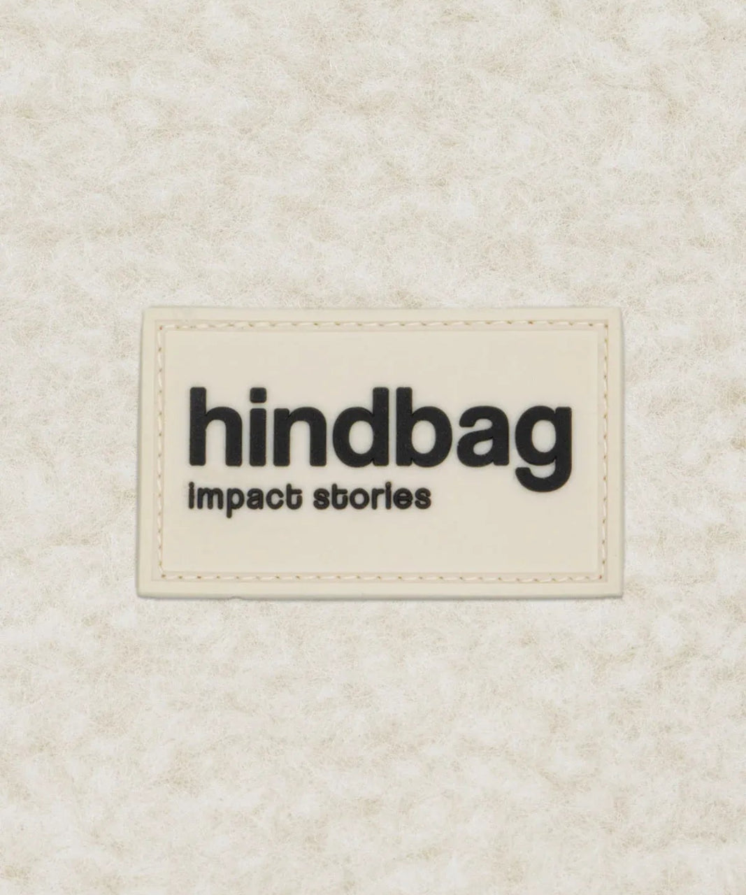 Hindbag - ANDREA Umhängetasche • Teddy Weiß - Umhängetasche - ROSA ECK
