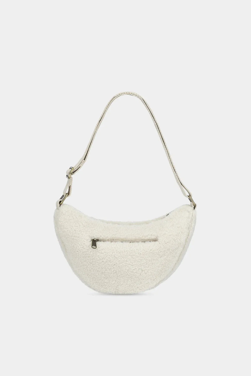 Hindbag - ANDREA Umhängetasche • Teddy Weiß - Umhängetasche - ROSA ECK