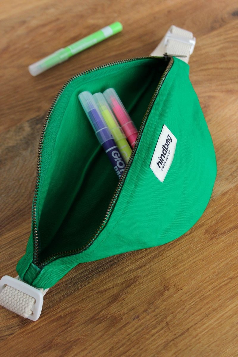 Hindbag - AUGUSTIN Bauchtasche für Kinder Grün - ROSA ECK - Grün, Holi vert, Kinder