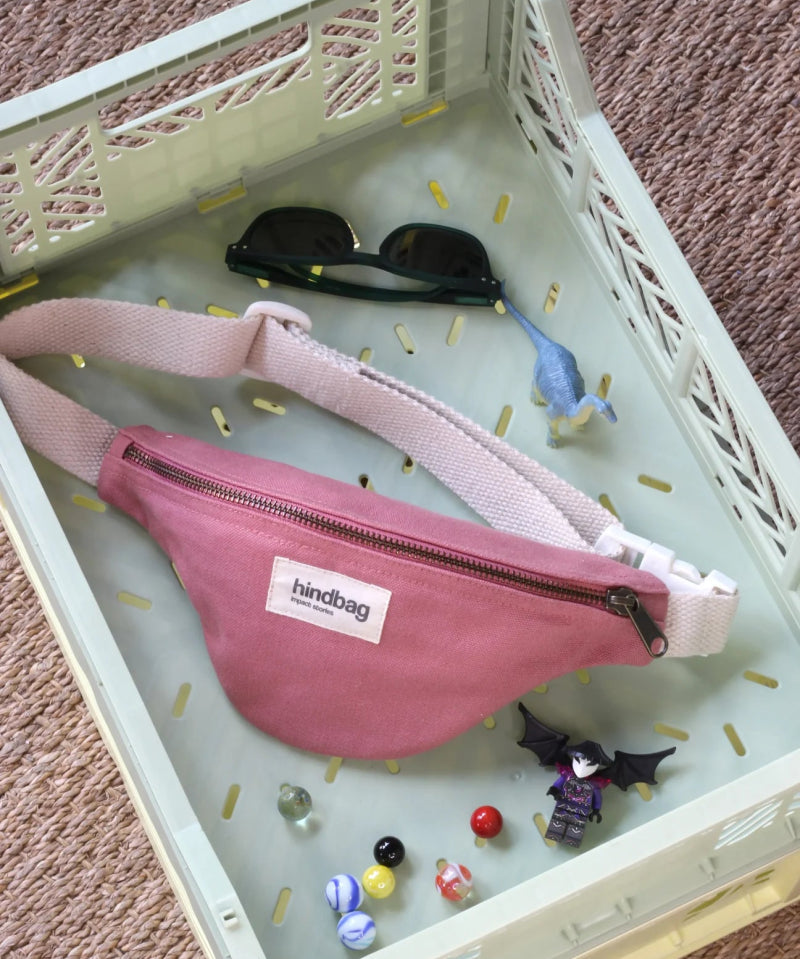 Hindbag - AUGUSTIN Bauchtasche für Kinder Rosa - ROSA ECK - Blush, Kinder, Rosa