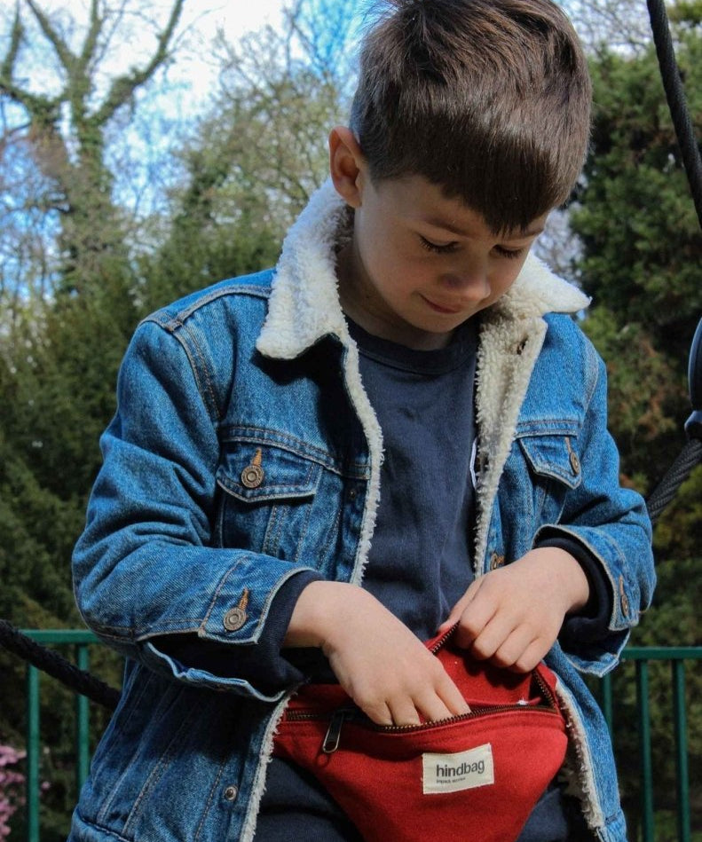 Hindbag - AUGUSTIN Bauchtasche für Kinder • Terracotta - Bauchtasche - ROSA ECK