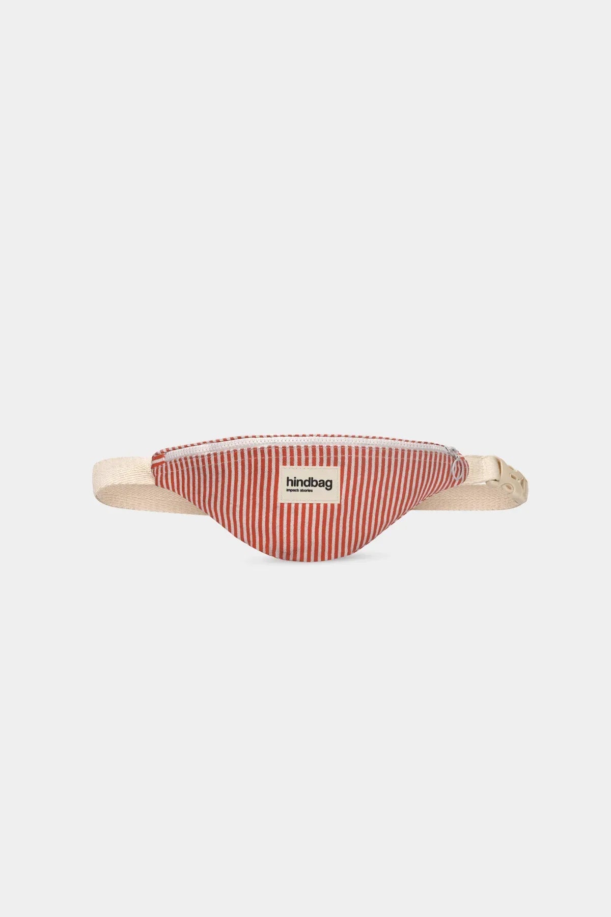 Hindbag - AUGUSTIN Kinder - Bauchtasche • Feine Streifen Rot - ROSA ECK