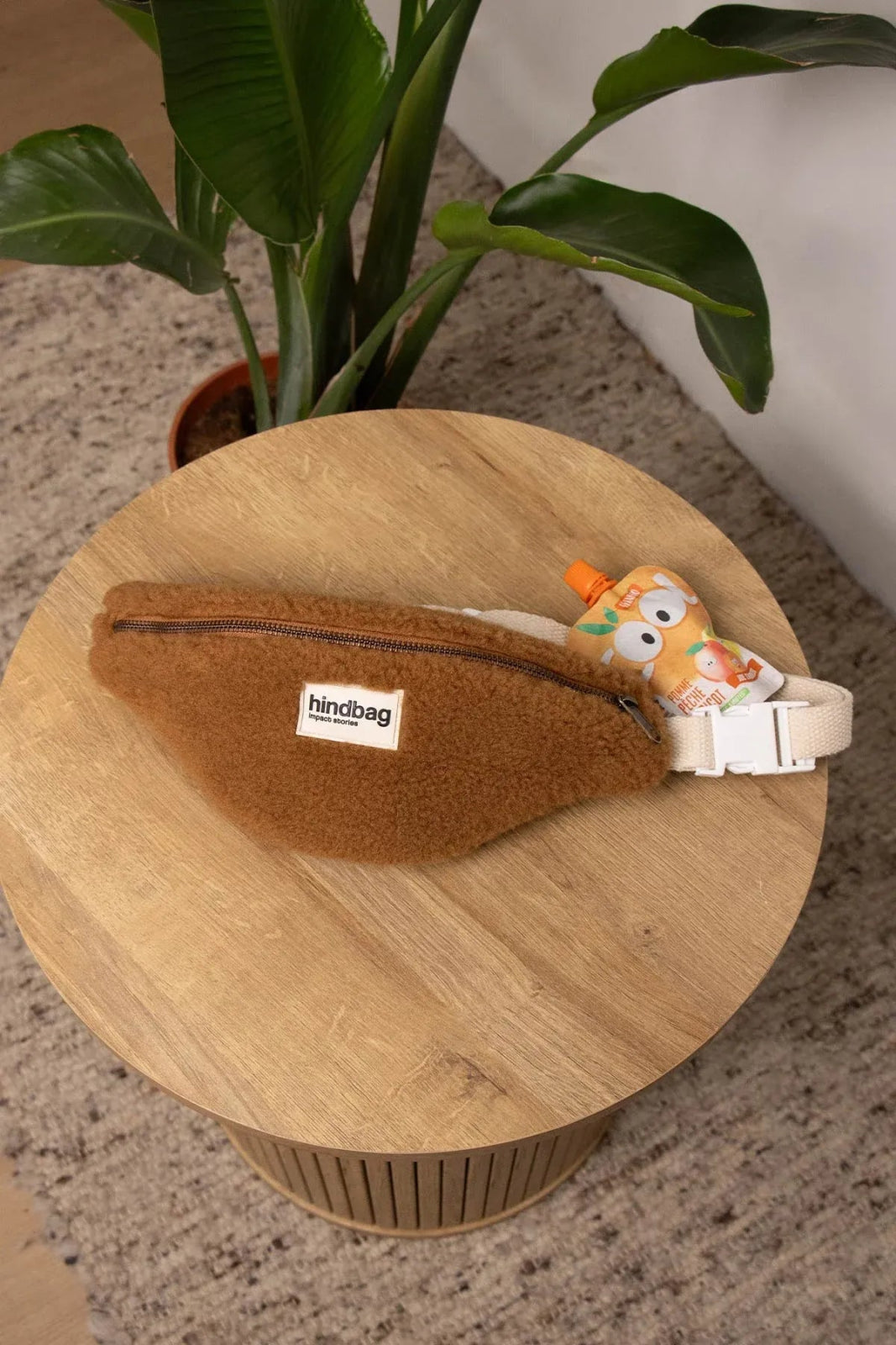 Hindbag - AUGUSTIN Kinder - Bauchtasche • Teddy Braun - Kinder - Bauchtasche - ROSA ECK