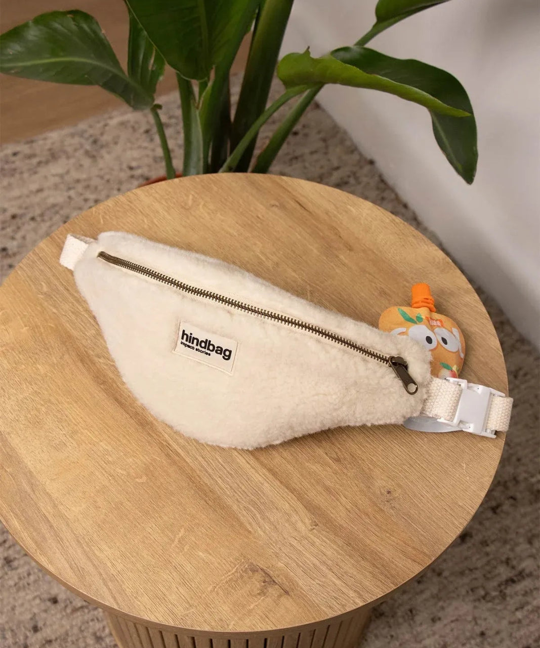 Hindbag - AUGUSTIN Kinder - Bauchtasche • Teddy Weiß - Kinder - Bauchtasche - ROSA ECK