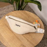 Hindbag - AUGUSTIN Kinder - Bauchtasche • Teddy Weiß - Kinder - Bauchtasche - ROSA ECK