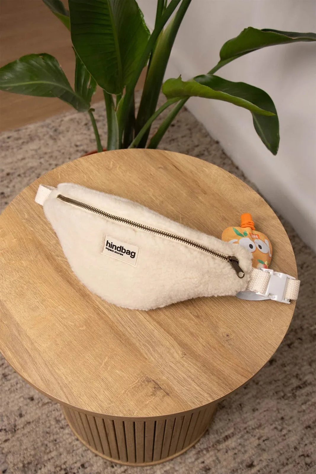 Hindbag - AUGUSTIN Kinder - Bauchtasche • Teddy Weiß - Kinder - Bauchtasche - ROSA ECK