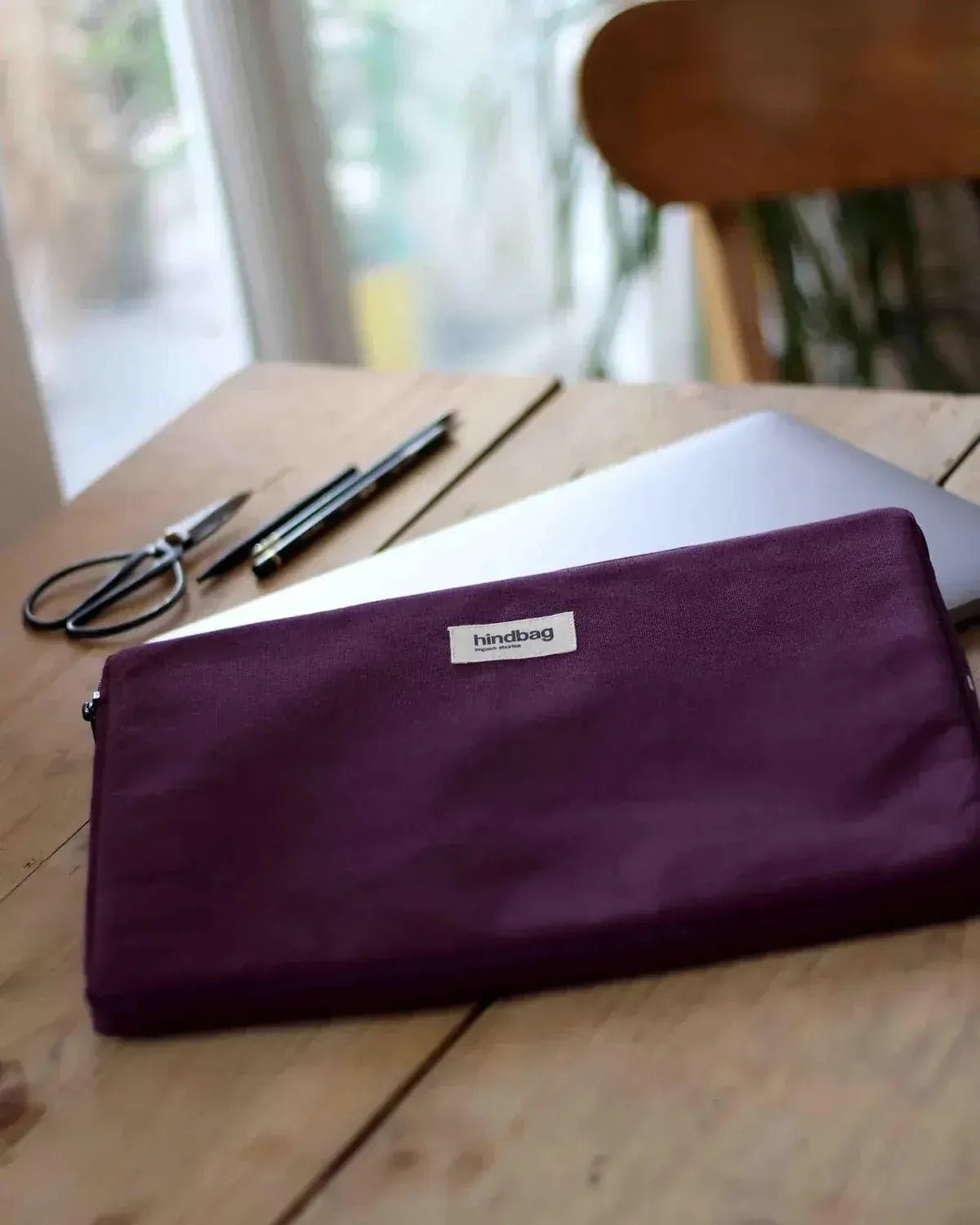 Hindbag - AVA Laptophülle • Pflaume - Laptoptasche - ROSA ECK