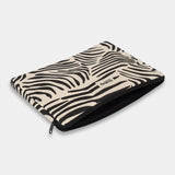 Hindbag - AVA Laptophülle • Zebra Naturweiß - Laptoptasche - ROSA ECK