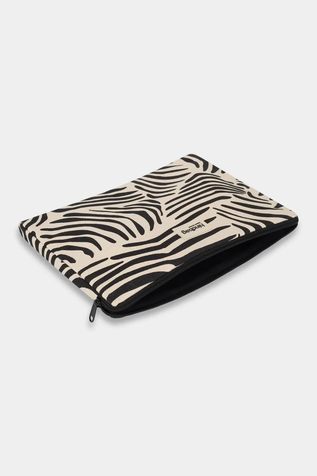 Hindbag - AVA Laptophülle • Zebra Naturweiß - Laptoptasche - ROSA ECK