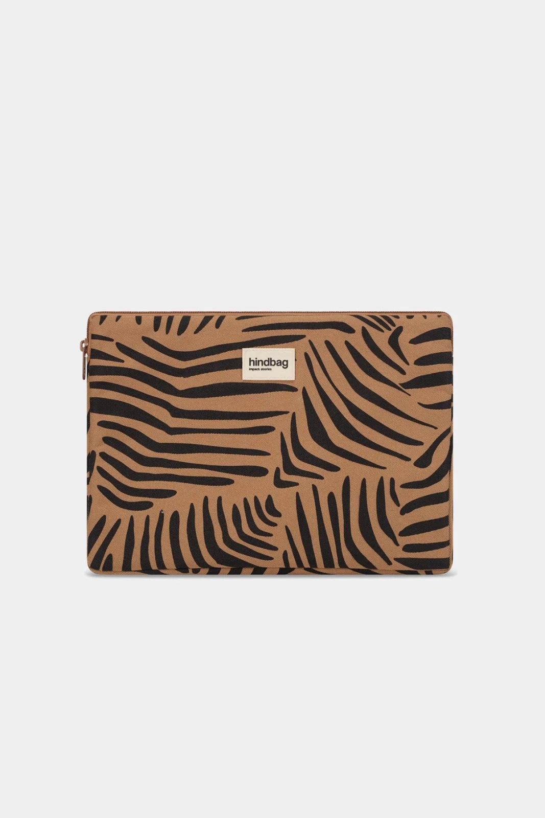Hindbag - AVA Laptophülle • Zebra Zimt - Laptoptasche - ROSA ECK