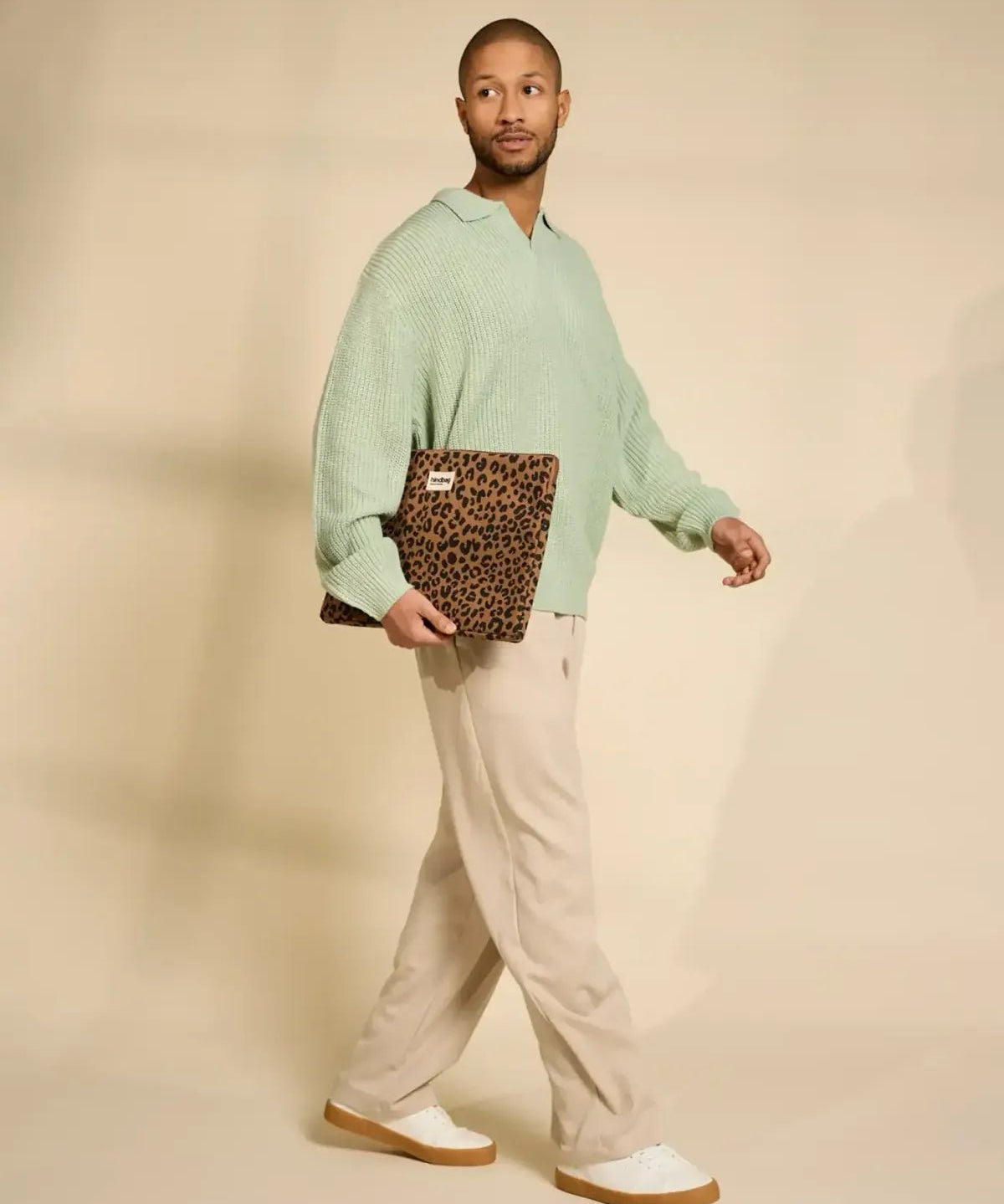 Hindbag - AVA M Laptoptasche (15/16 Zoll) | Braun Leopard - Laptoptasche - ROSA ECK Concept Store