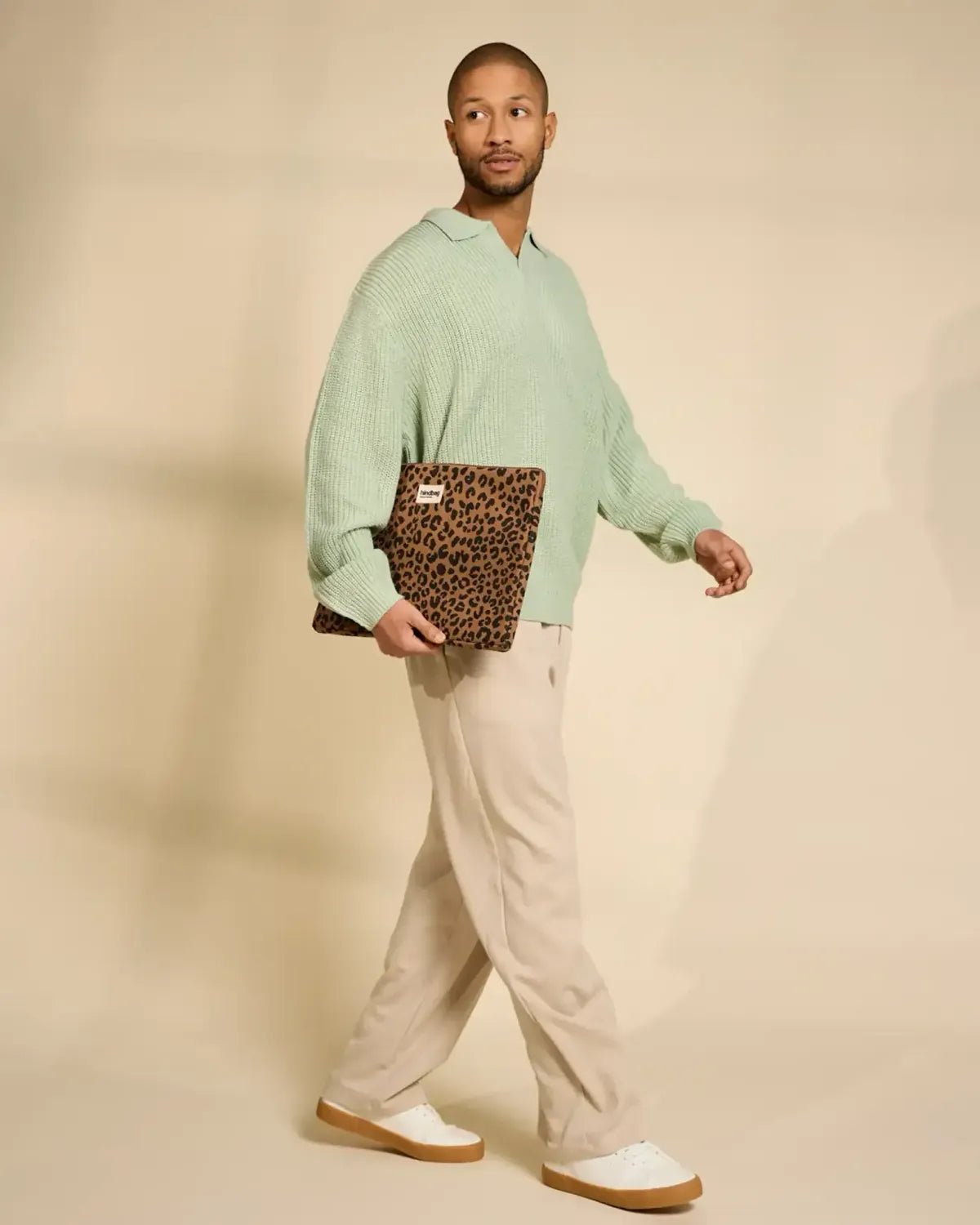 Hindbag - AVA M Laptoptasche (15/16 Zoll) | Braun Leopard - Laptoptasche - ROSA ECK Concept Store