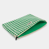 Hindbag - AVA M Laptoptasche (15/16 Zoll) | Grünes Karomuster - Laptoptasche - ROSA ECK Concept Store