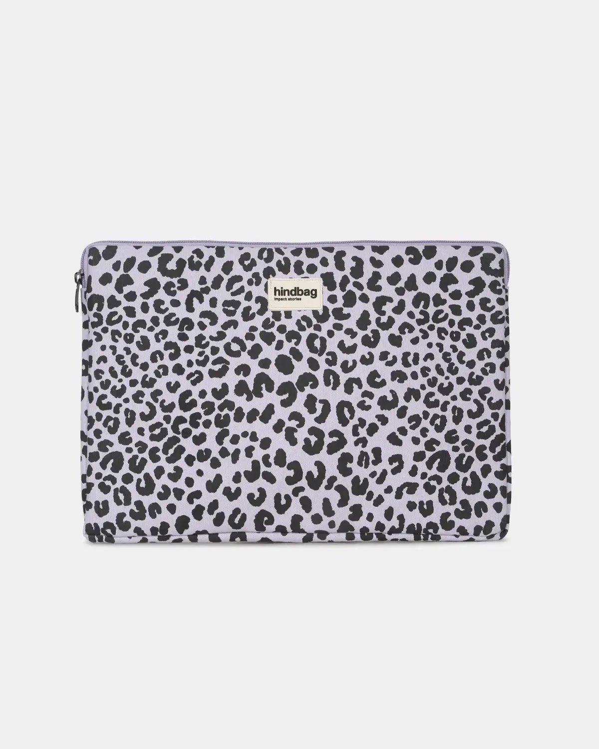 Hindbag - AVA M Laptoptasche (15/16 Zoll) | Lila Leopard - Laptoptasche - ROSA ECK Concept Store