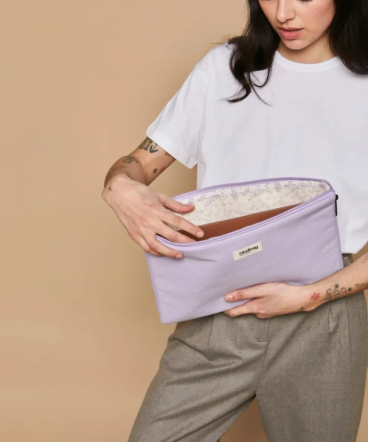 Hindbag - AVA M Laptoptasche (15/16 Zoll) | Lila - Laptoptasche - ROSA ECK Concept Store
