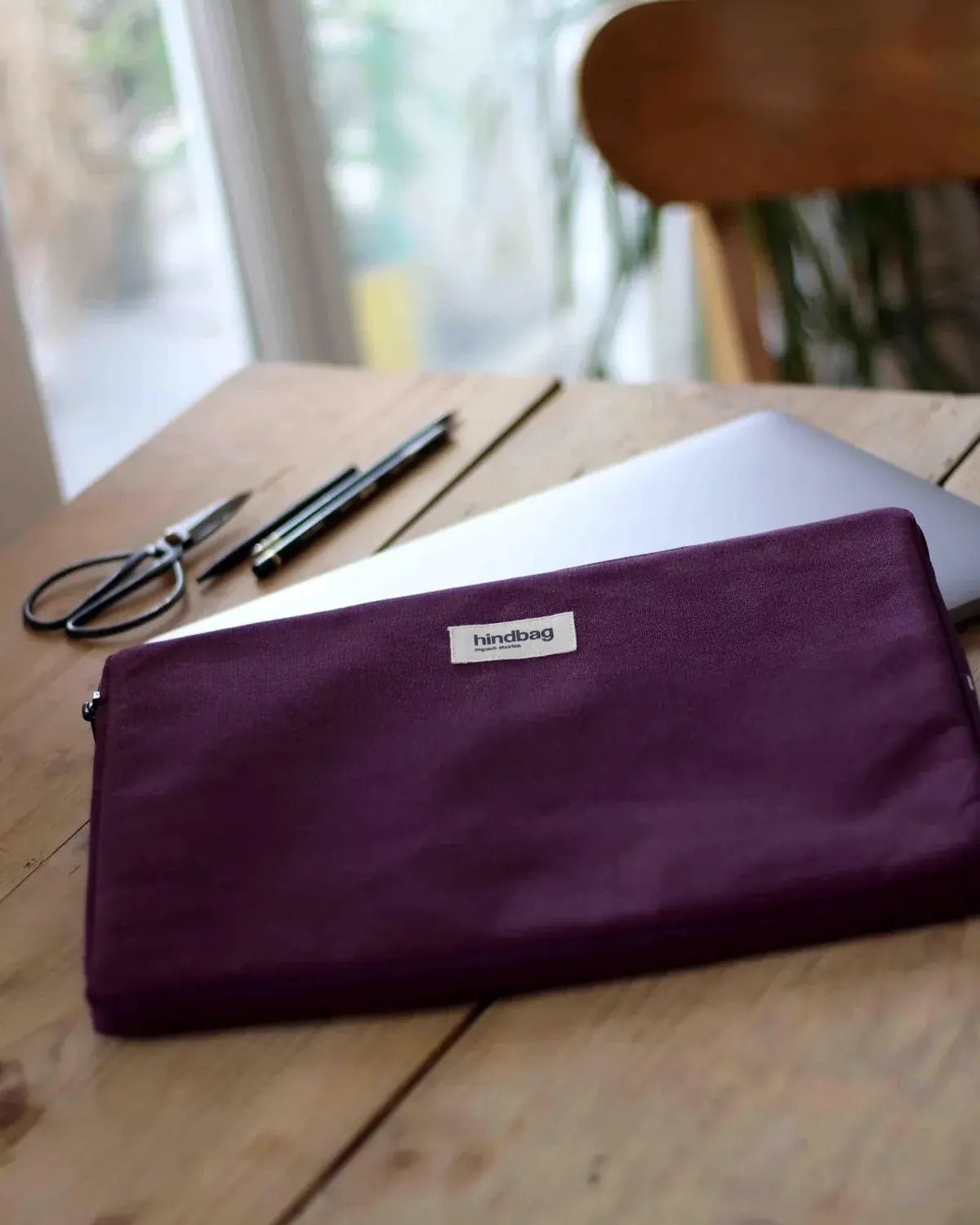 Hindbag - AVA M Laptoptasche (15/16 Zoll) | Pflaumenlila - Laptoptasche - ROSA ECK Concept Store