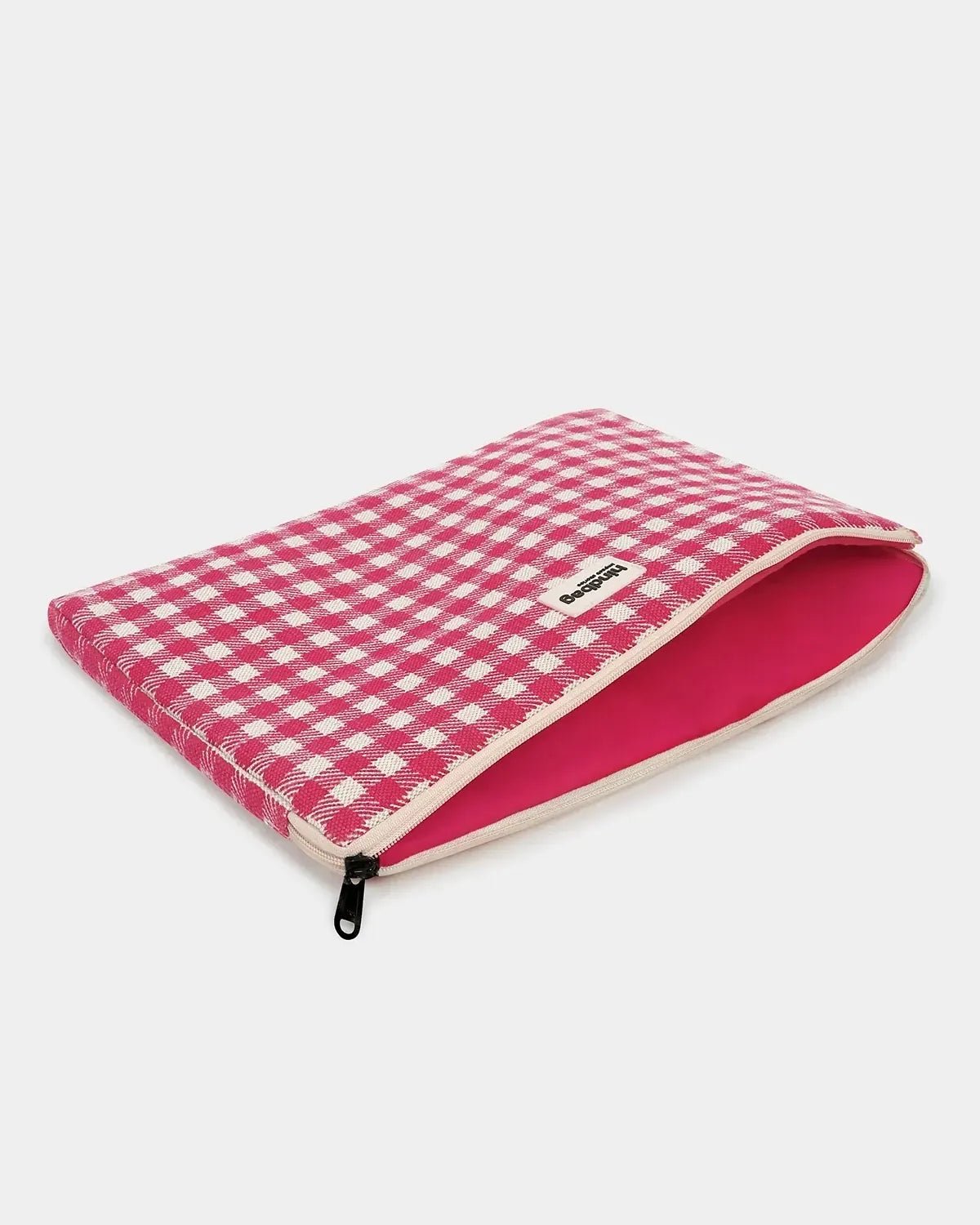 Hindbag - AVA M Laptoptasche (15/16 Zoll) | Rosa Karomuster - Laptoptasche - ROSA ECK Concept Store