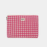 Hindbag - AVA M Laptoptasche (15/16 Zoll) | Rosa Karomuster - Laptoptasche - ROSA ECK Concept Store
