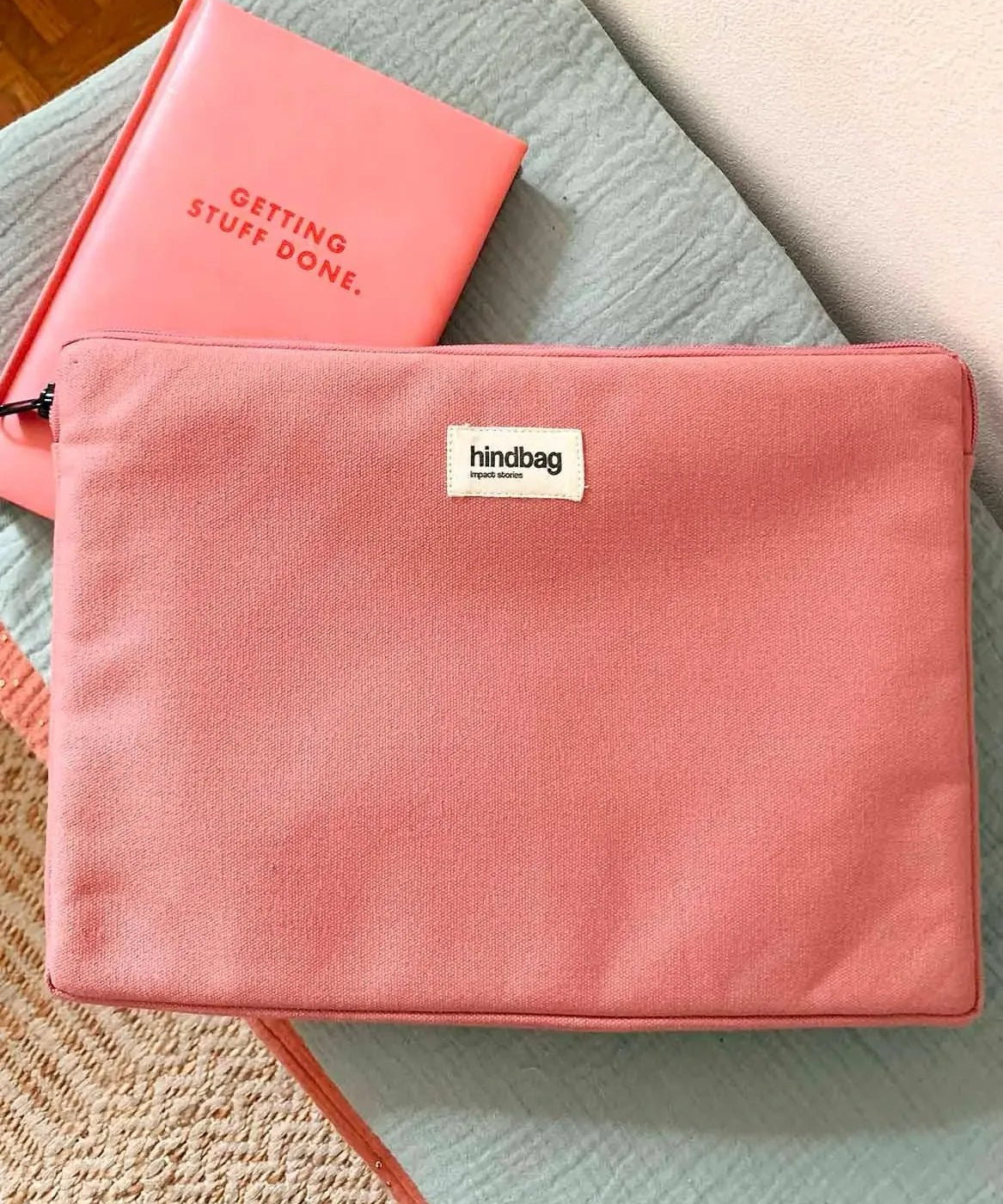 Hindbag - AVA M Laptoptasche (15/16 Zoll) | Rosa - Laptoptasche - ROSA ECK Concept Store