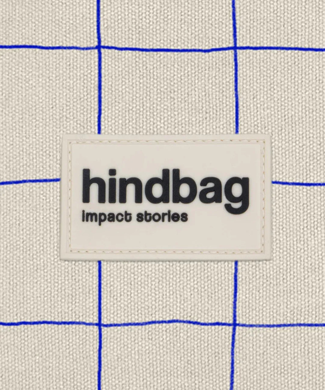Hindbag - AVA S Laptophülle (13/14 Zoll) • Karo Ecru / Blau - Laptoptasche - ROSA ECK
