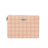 Hindbag - AVA S Laptophülle (13/14 Zoll) • Karo Rosé / Rot - Laptoptasche - ROSA ECK