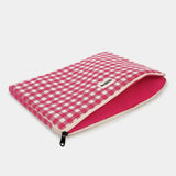 Hindbag - AVA S Laptoptasche • Rosa Kariert - Laptoptasche - ROSA ECK Concept Store