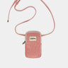 Hindbag - BILL Handytasche • Feine Streifen Rot - ROSA ECK