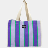 Hindbag - CABAS Tragetasche (Special Edition) • Streifen Violett - ROSA ECK