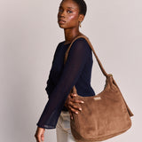 CLAIRE Hobo-Tasche • Cord Macchiato