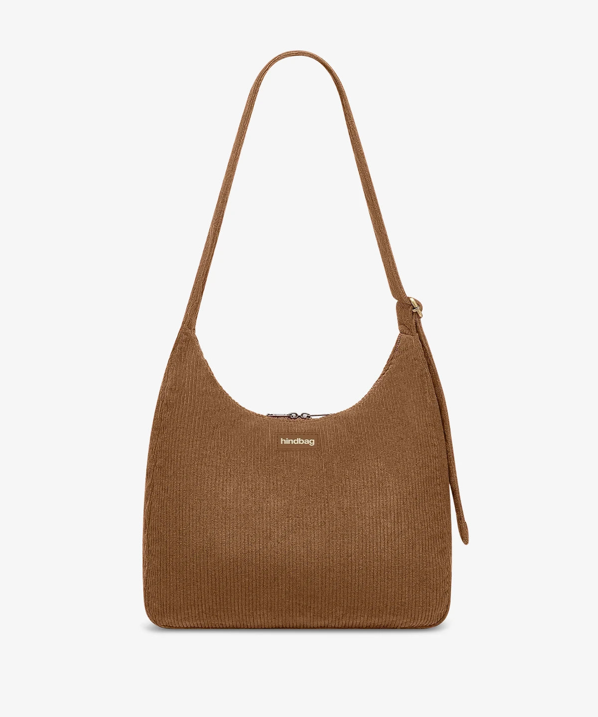 Hindbag - CLAIRE Hobo-Tasche • Cord Macchiato - ROSA ECK