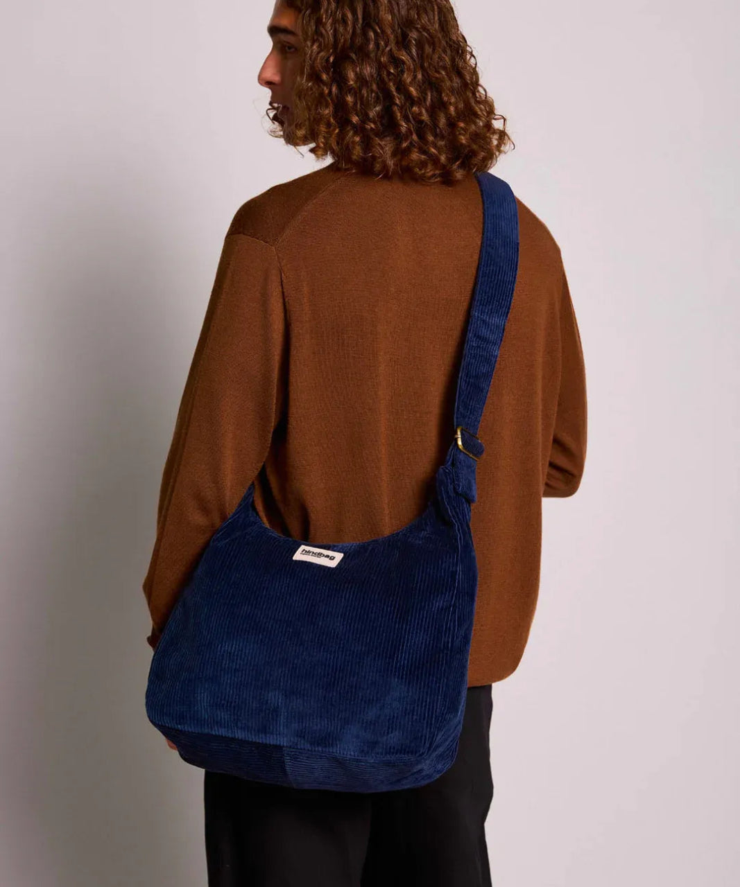 Hindbag - CLAIRE Hobo - Tasche • Cord Marineblau - Schultertasche - ROSA ECK