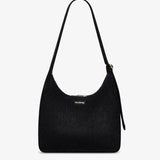 CLAIRE Hobo-Tasche • Cord Schwarz