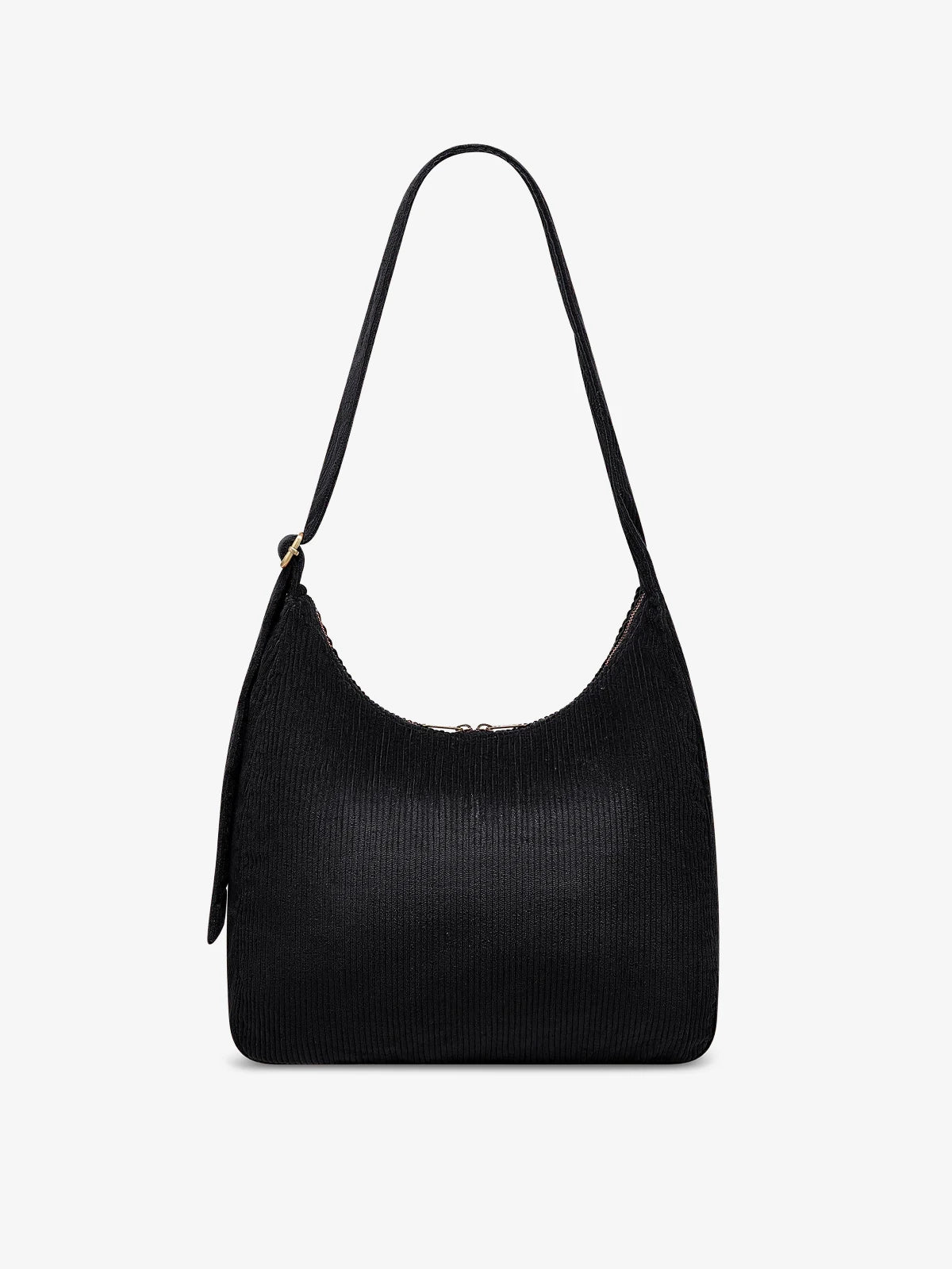 CLAIRE Hobo-Tasche • Cord Schwarz