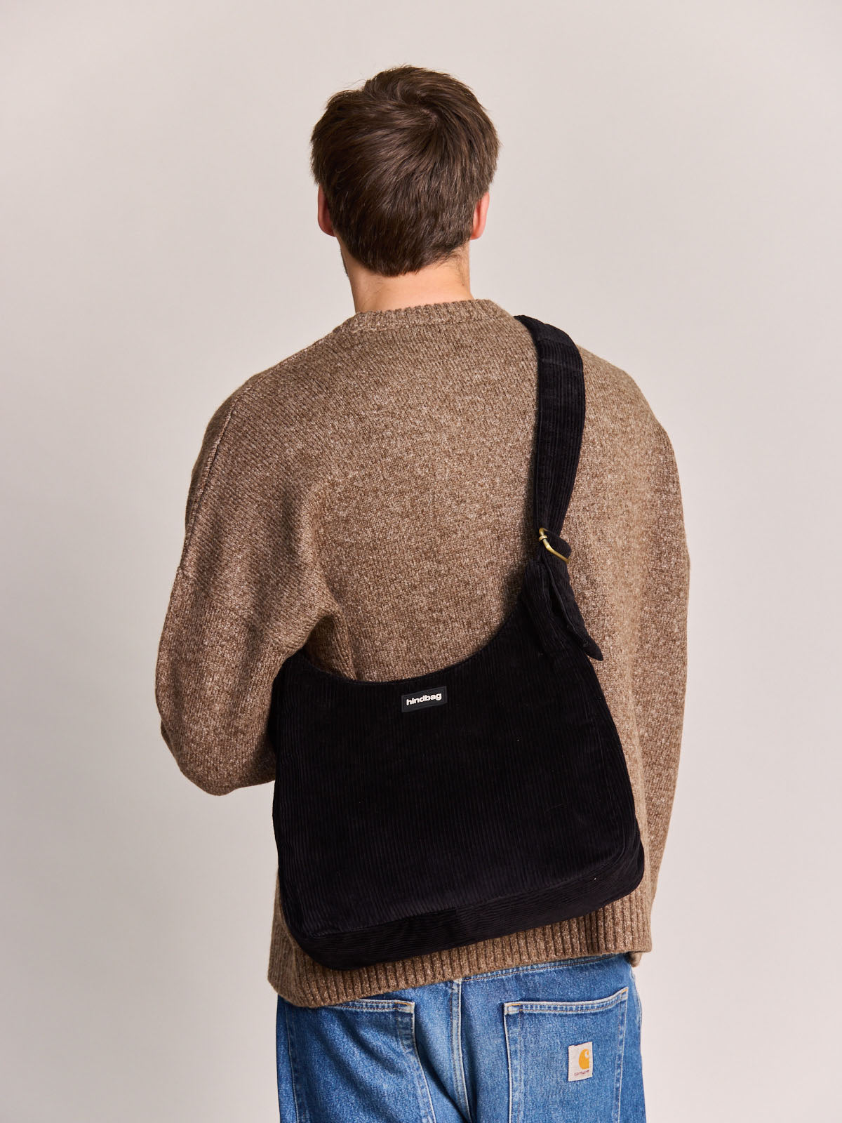 CLAIRE Hobo-Tasche • Cord Schwarz