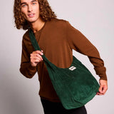 Hindbag - CLAIRE Hobo - Tasche • Cord Tannengrün - Schultertasche - ROSA ECK