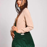 Hindbag - CLAIRE Hobo - Tasche • Cord Tannengrün - Schultertasche - ROSA ECK