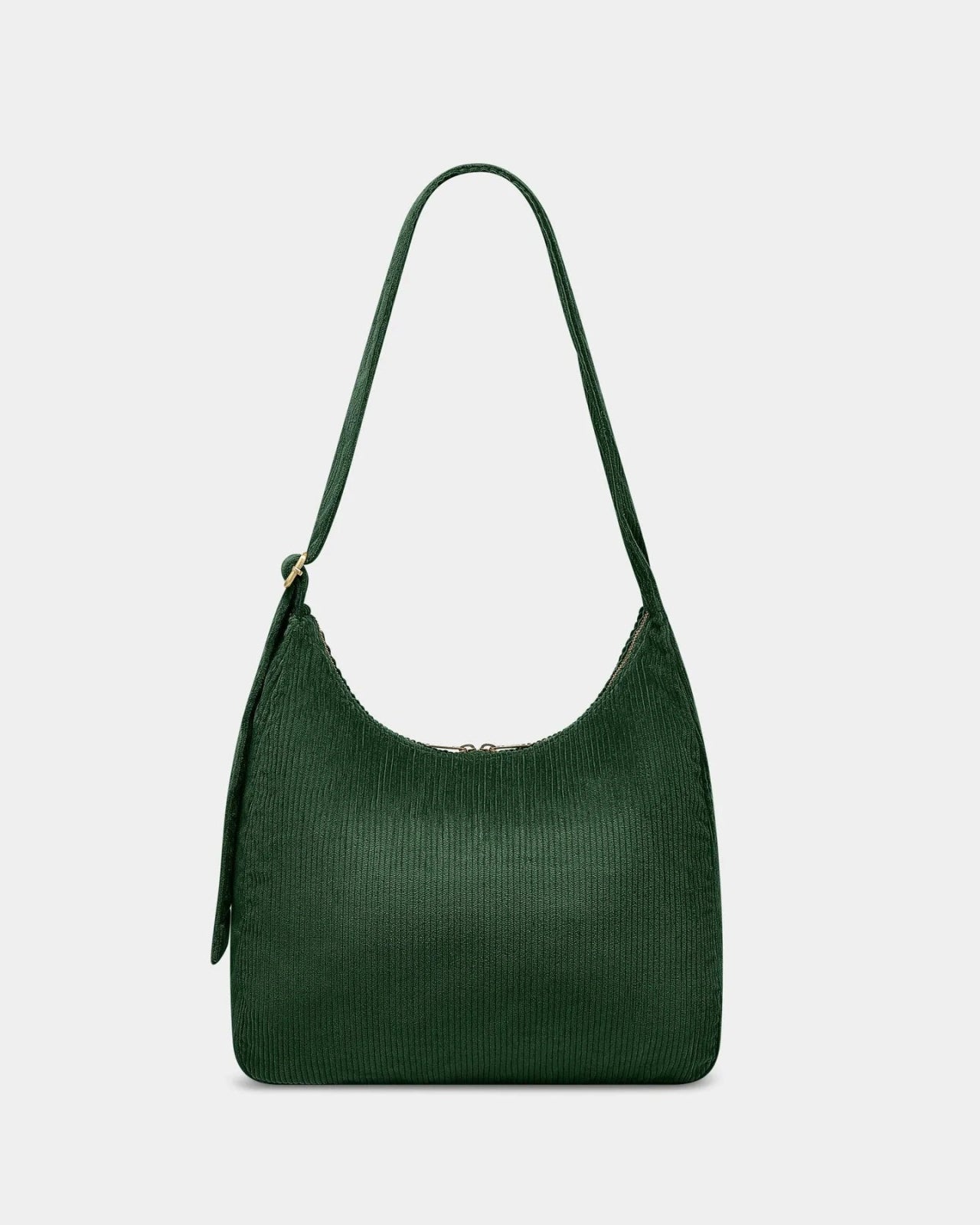 Hindbag - CLAIRE Hobo - Tasche • Cord Tannengrün - Schultertasche - ROSA ECK