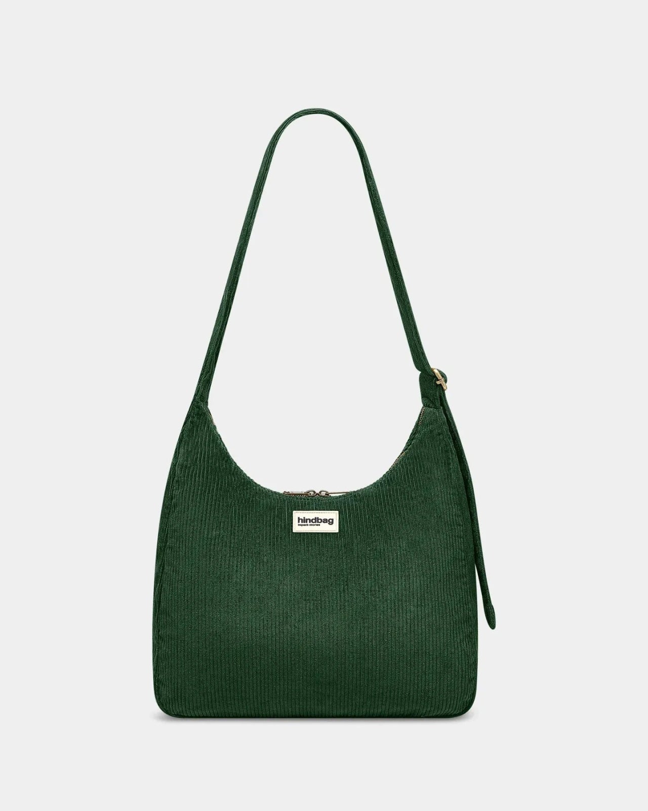 Hindbag - CLAIRE Hobo - Tasche • Cord Tannengrün - Schultertasche - ROSA ECK